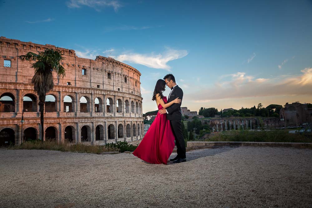 Wedding red photographer Rome.