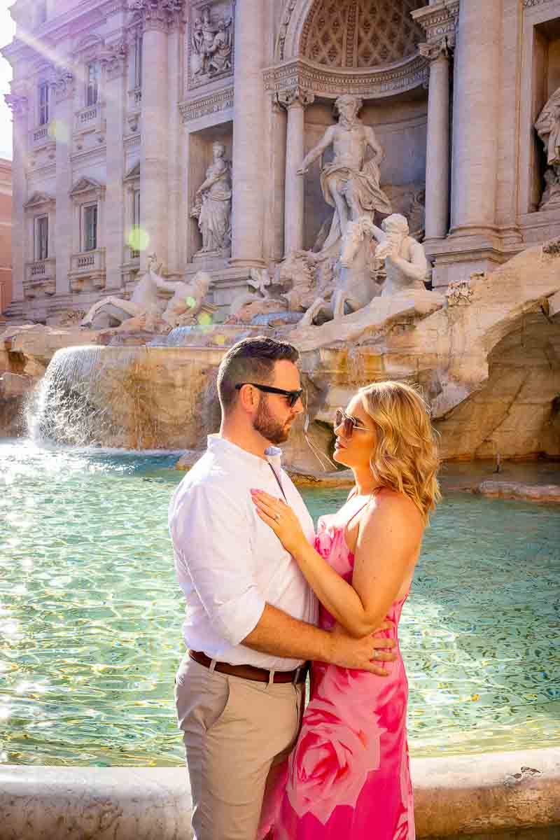 Trevi fountain pose 