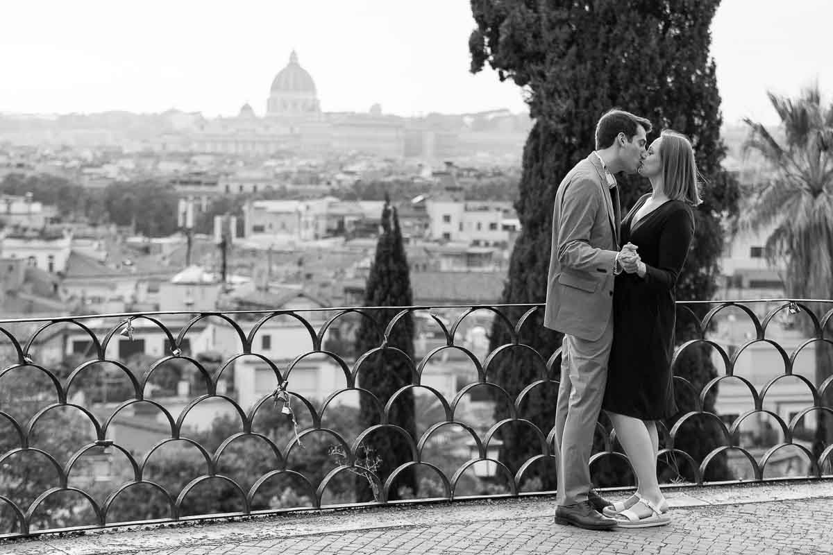 In love in Rome photoshoot black n white photography