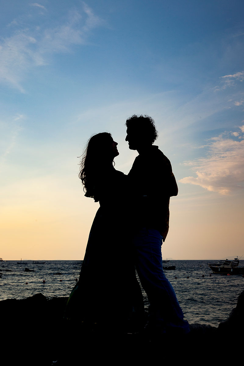 Silhouette Capri Italy photographer